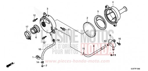 AIR CLEANER CRF70FC de 2012